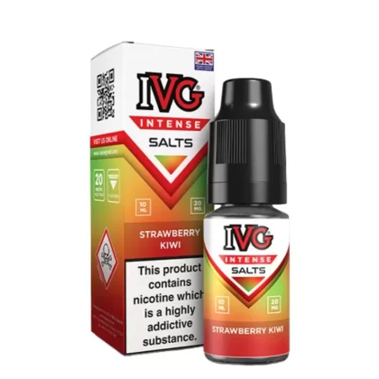 Strawberry Kiwi Nic Salts E-Liquid Intense Salts Series by IVG (10ml) - 20mg