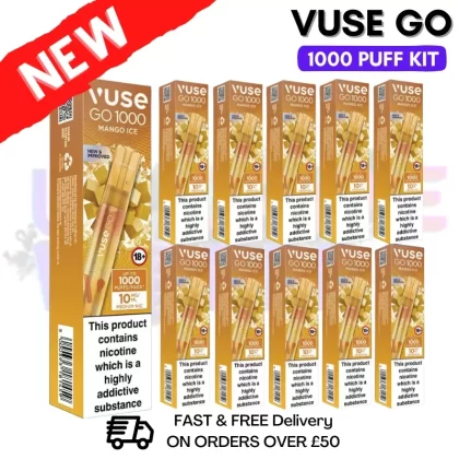 Vuse Go 1000 Mango ICE Box Of 10 – £19.99