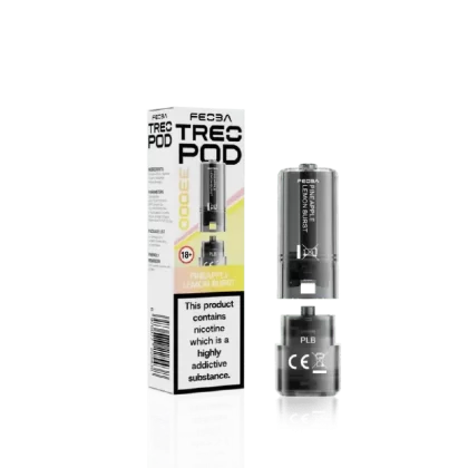 Feoba Treo 33000 Prefilled Pod Pineapple Lemon Burst - Nicotine Strength#20mg (5D97E8)