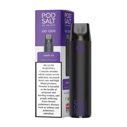 POD SALT GO GRAPE ICE 20MG/ML-1200 PUFFS