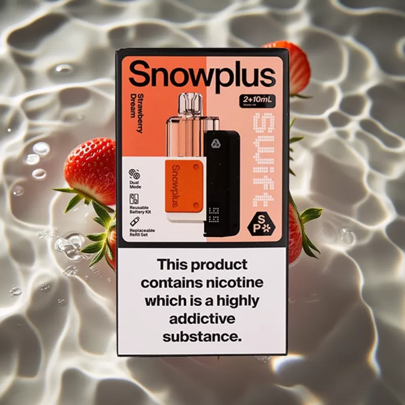 Snowplus Swift 5000 Puffs Prefilled Pod Kit Strawberry Dream – Dual Mesh, 1000mAh, 2+10ml, 2% Nicotine - Bangvapeaustralia - Image 2