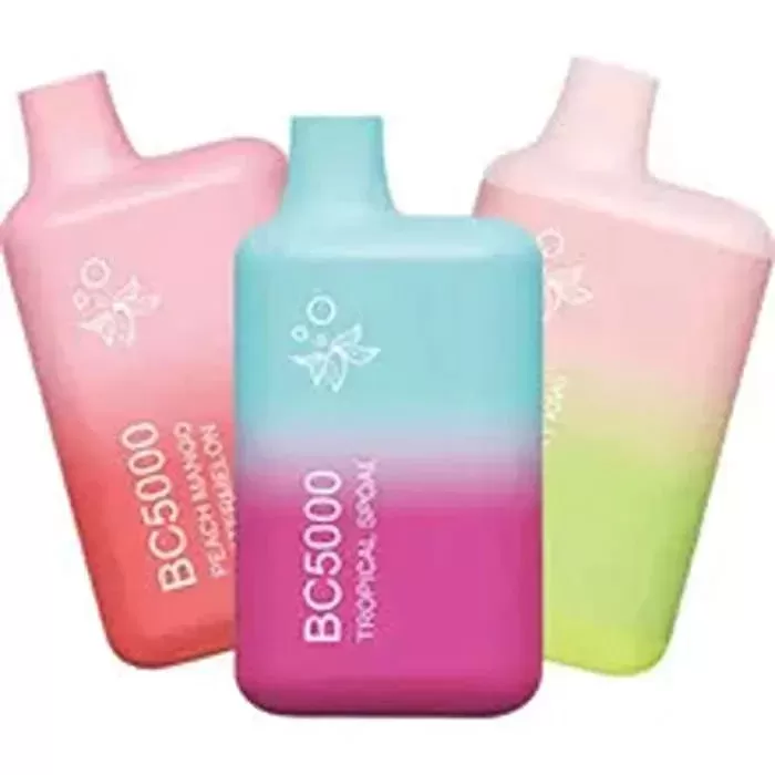 Elf Bar BC5000 Zero Nicotine Vape - Pack Count#Single Pack~Flavor#Blue Razz Ice>Cranberry Grape>Miami Mint>Peach Mango Watermelon>Rainbow Cloud>Strawberry Banana>Strawberry Kiwi>Strawberry M