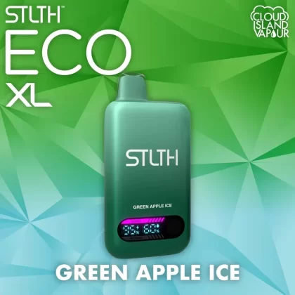 STLTH ECO XL Disposable Vape – Green Apple Ice
