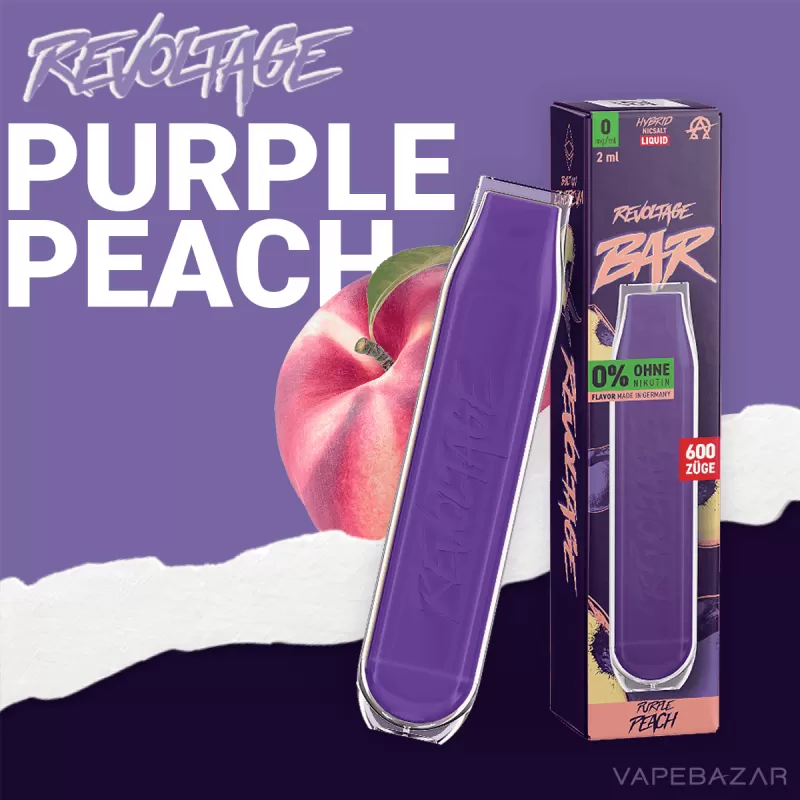 Revoltage Bar – Purple Peach - Vapebazar - Image 2