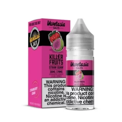 Vapetasia Killer Fruits Salt E-Liquid – Straw Guaw 30ml