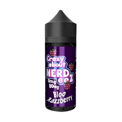 Crazy About Nerd'eez Bloo Razzberry 100ml E-Liquid