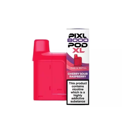 PIXL 8000 Cherry Sour Raspberry Refill Pods - Ecigdepot