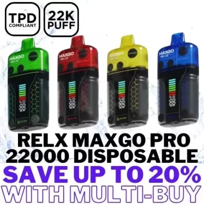 RELX Maxgo Pro 22000 Disposable Vape