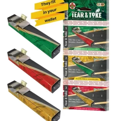 Tear & Toke Foldable Disposable Pipes