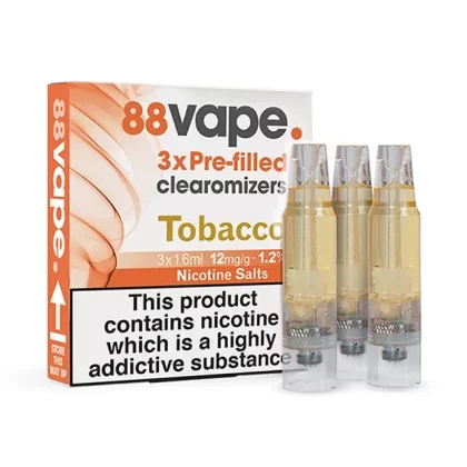 Tobacco Pre-Filled Clearomizers (x3)