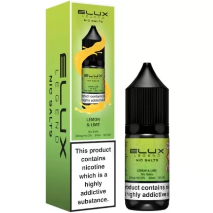 Lemon & Lime Nic Salt E-Liquid Legend Series by ELUX (10ml) - 10mg