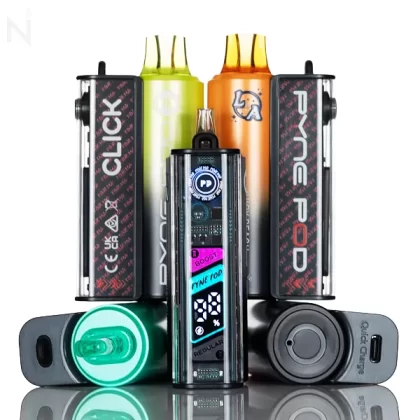 L&A X Pyne Pod Click 40K Disposable FULL KIT - 0% Zero Nic - Blackberry B-Burst