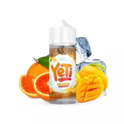 Orange Mango YETI 100ML E-Liquid – Fruity Ice Cold Series 70VG/30PG 0mg/ml