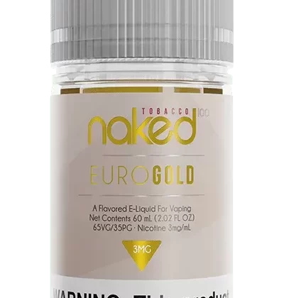 EURO GOLD E LIQUID BY NAKED 100 – TOBACCO 50ML 70VG