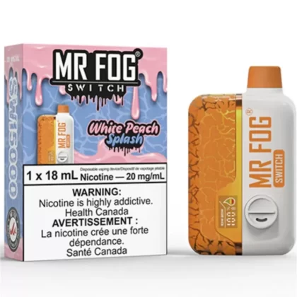 MR FOG SWITCH SW15000 Disposable Vape – White Peach Splash
