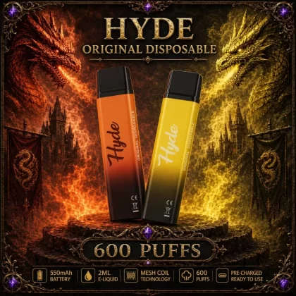 Hyde Original Disposable - Vanilla Custard (BLK Series) / Mango Ice / 25mg