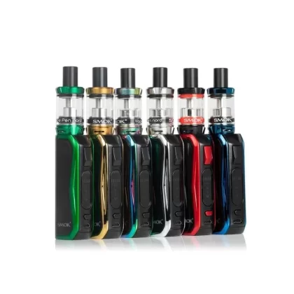 SMOK PRIV N19 Starter Kit - Colour#Blue Prism>Chrome>Gold>Green>Rainbow>Red