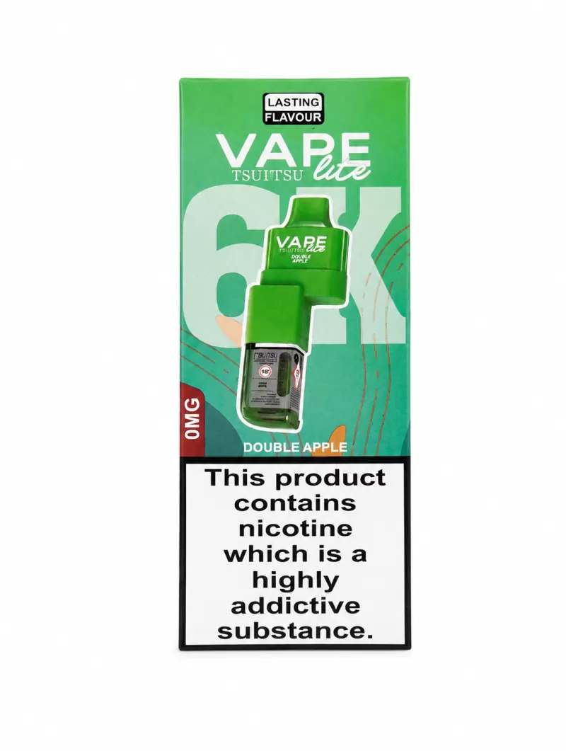 Vape Lite BK6000 Prefilled Pods Nicotine Free - Lemon and Lime