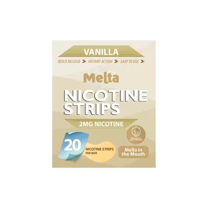 Vanilla Melta Nicotine Strips - Vapeshop Co