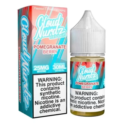 Pomegranate Berry Iced Nicotine Salt by Cloud Nurdz - Size#30ml~Nicotine#25MG>50MG
