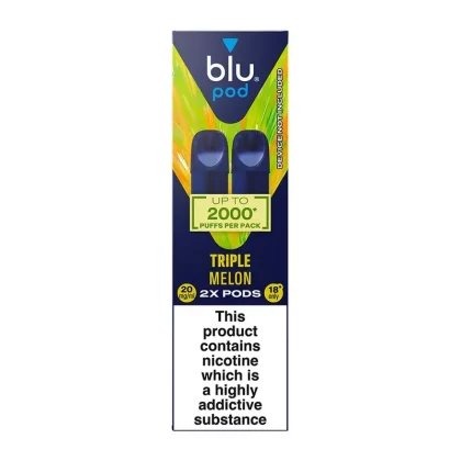 Blu Bar Triple Melon Pods (2 Pack) - Strength#20mg (A89D19)