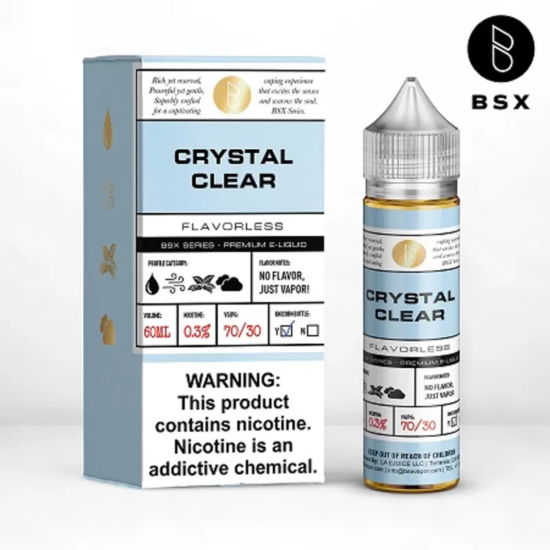 BSX Vapor BSX Series - Crystal Clear - 60ML E-Liquid