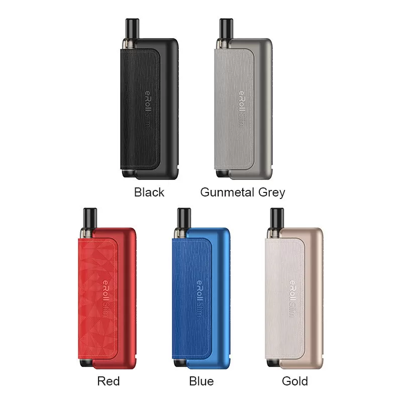 Joyetech eRoll Slim Pod Kit with PCC Box 480mAh+1500mAh 2ml - Black / 1.0ohm - Image 2