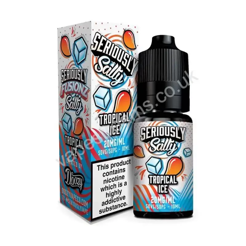 Doozy Seriously Fusionz Tropical Ice Nic Salt E-Liquid - Vapestreams Co