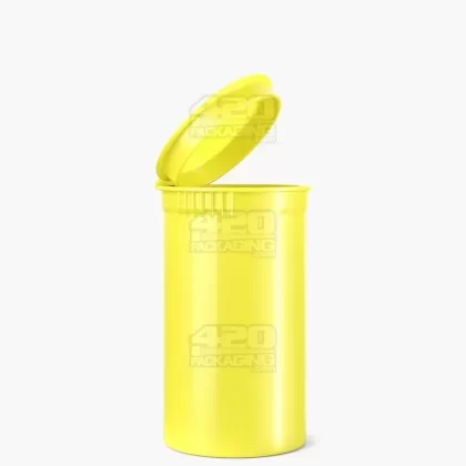Child Resistant | Opaque Lemon Pop Top Bottles | 19dr – 3.5g – 225 Count