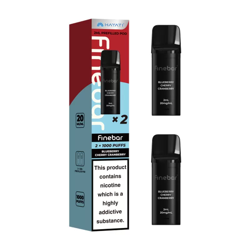Hayati Finebar Pods - Strawberry Raspberry Blueberry - Image 3