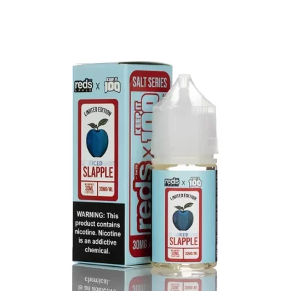 7 Daze Reds Apple x Keep It 100 Salt Series - Slapple Iced - 30ml - 30mg