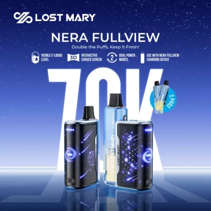 Lost Mary NERA FULLVIEW 70K Disposable KIT - 70,000 Puffs - Sour Apple Ice