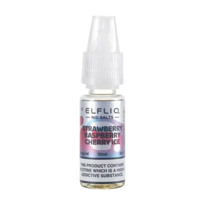 Strawberry Raspberry Cherry lce Elfliq Nic Salt by Elfbar - 10ml - Vape Product, Vape Product