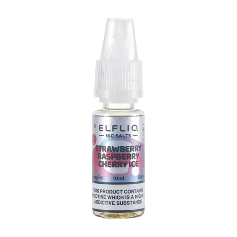 Strawberry Raspberry Cherry lce Elfliq Nic Salt by Elfbar - 10ml - Vape Product, Vape Product