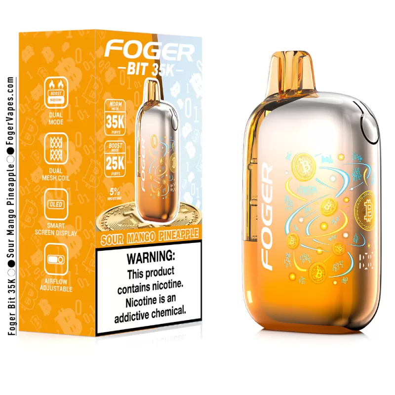 Sour Mango Pineapple – Foger Bit 35K Puffs - Image 3