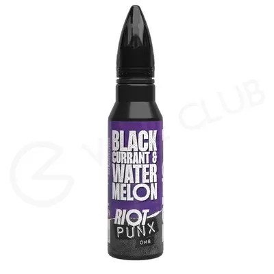 Blackcurrant Watermelon Shortfill E-Liquid by Punx 50ml