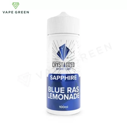 Sapphire – Blue Razz Lemonade Shortfill E-Liquid by Crystalized 100ml