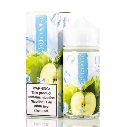 ICE GREEN APPLE – SKWEZED E-LIQUID – 100ML - Vape Product, Vape Product