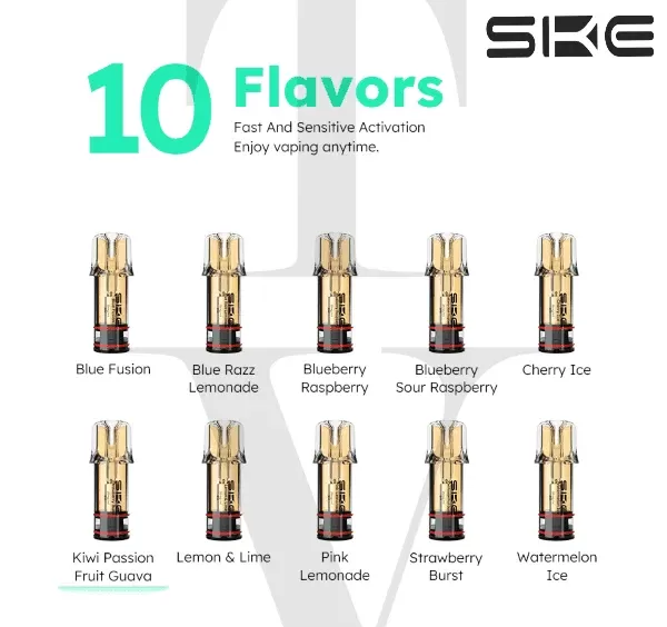 SKE CRYSTAL PLUS PREFILLED PODS 10 X MULTIPACK