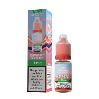 SKE Crystal Strawberry Raspberry Nic Salt E-liquid - Vapestreams Co