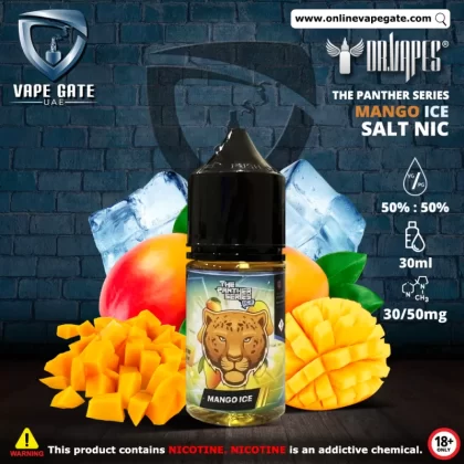 Mango Ice - The Panther Series Ice 30ml Saltnic by Dr. Vapes - 50 mg / 30 ml