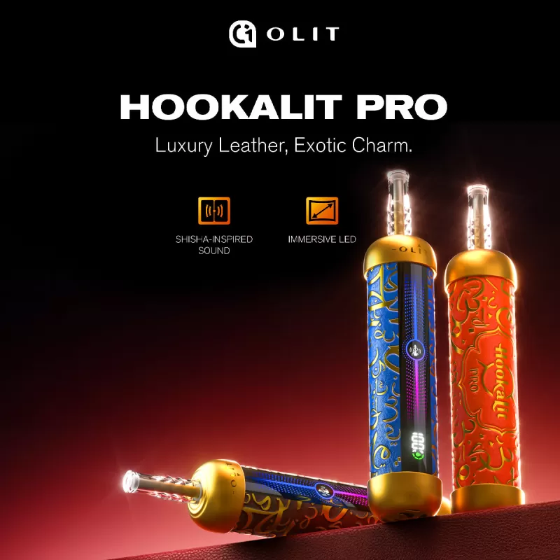 OLIT HookaLit Pro 60K Puff Disposable E-Hookah - 60,000 Puffs - Sweet Passionfruit