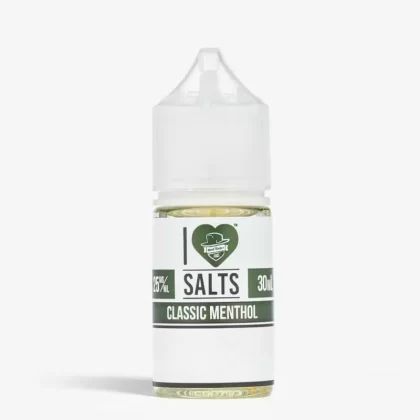 I Love Salts – Classic Menthol 30mL Salt Nic E-Juice - Vape Product, Vape Product (B56B44)