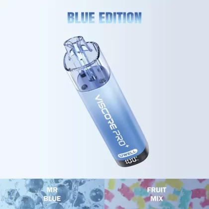 Uwell Viscore Pro Plus 40K Prefilled Pod Kit - Flavour#Blue Edition>Cherry Edition>Juicy Edition>Lemon Edition>Mint Edition>Raspberry Edition>Red Edition>Strawberry Edition>WatermelonEdition