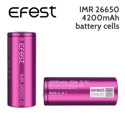 Efest IMR26650 Battery 4200mAh 3.7V 35A – 50A Max - Vape Store