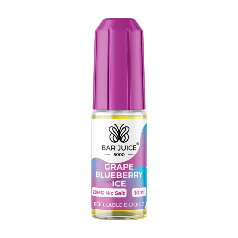 Grape Blueberry Ice Nic Salt by Bar Juice 5000 - 10mg - Vape Product - Image 3