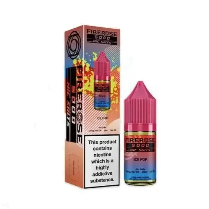 Ice Pop Nic Salt E-Liquid by Elux Firerose 5000 - Eliquidsupply