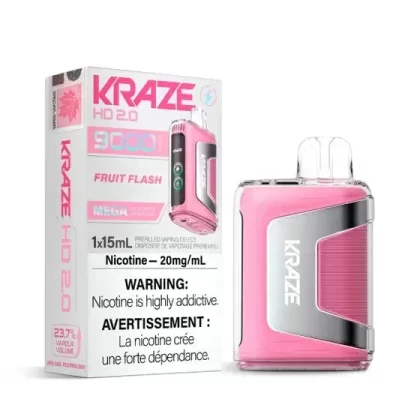 Kraze HD 2.0 Disposable Vape – 9000 Puffs – Fruit Flash