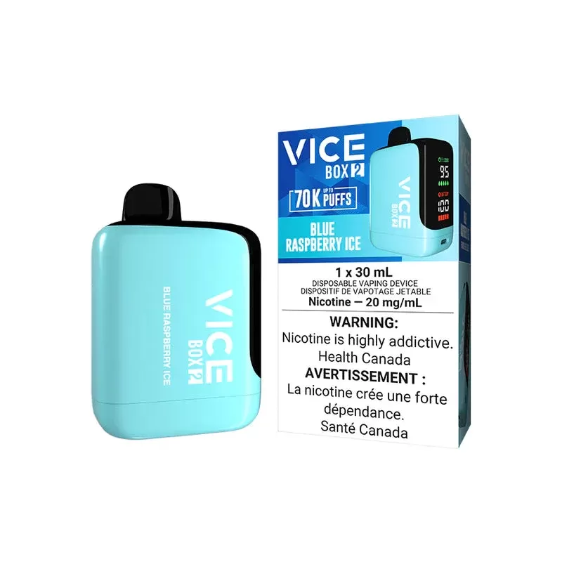 VICE BOX 2 DISPOSABLE – BLUE RASPBERRY ICE