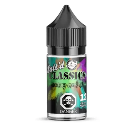SALT’D: CREAMY MENTHOL (ON, QC, AB, MB, NB, PEI, YT, NT, NWT Excise)
